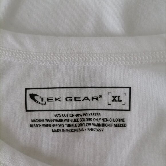 NWT Technology By Tek Gear Womens White Moisture Wicking Activewear Top Size XL - Picture 5 of 5